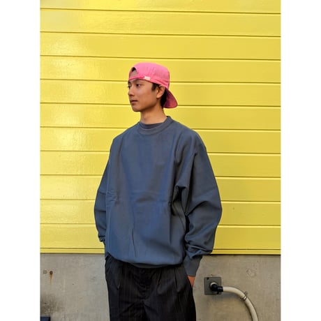 Color at Against Originals / Heavy Cotton 15oz. Crew / Dark Slate