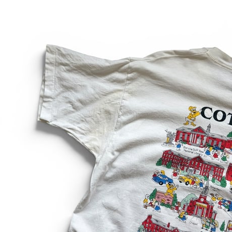 90's Illustration Tee / White XL / Used
