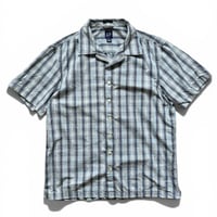 00's GAP / Open Collared Plaid Shirt / L / Used
