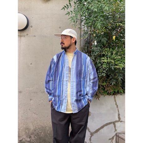 Ralph Lauren / "BLAKE" Striped B.D.Shirt / M / Used