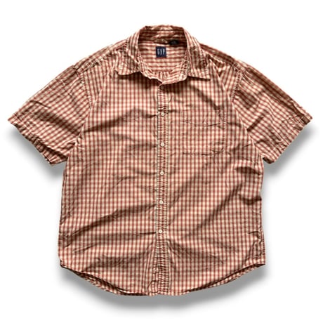 00's GAP / Plaid Shirt / L / Used