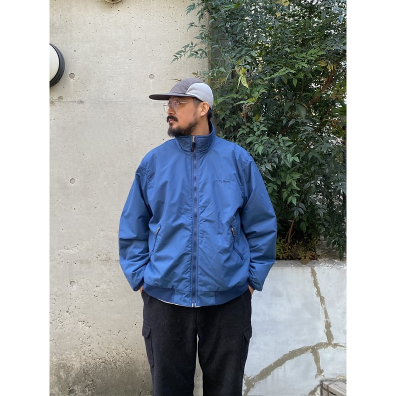 00's L.L.Bean / Nylon Fleece Jacket / Slate Blu
