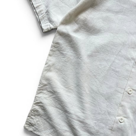 TRUST / Open Collared Shirt / Natural L / Used