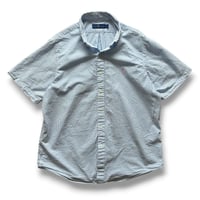 Ralph Lauren / "BLAKE" Striped Seersucker B.D.Shirt / Blue XL / Used