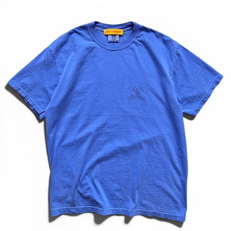 Color at Against Originals / Geoglyphs Tee / Flow Blue
