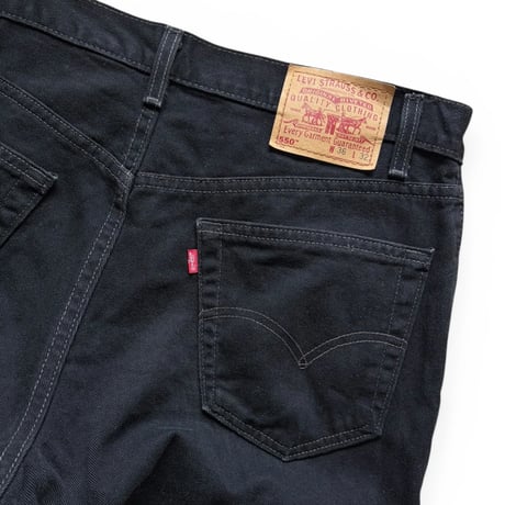 Made in USA / 90's Levi's / 550 Denim Pants Length Custom / Black 36 / Used