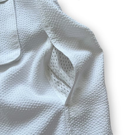 Color at Against Originals / Seersucker Field Shirt / White