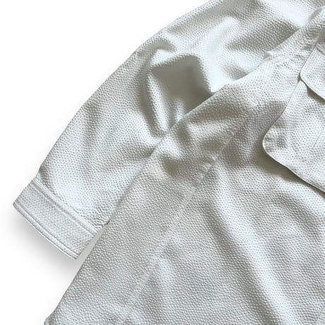 Color at Against Originals / Seersucker Field Shirt / White