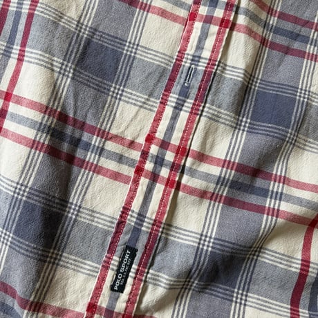 POLO SPORT / Plaid Shirt / XL / Used