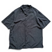 ALFANI / Open Collared Shirt / Black L / Used