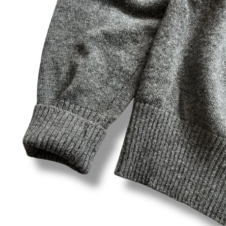 Color at Against / Wool Cardigan / Charcoal Grey