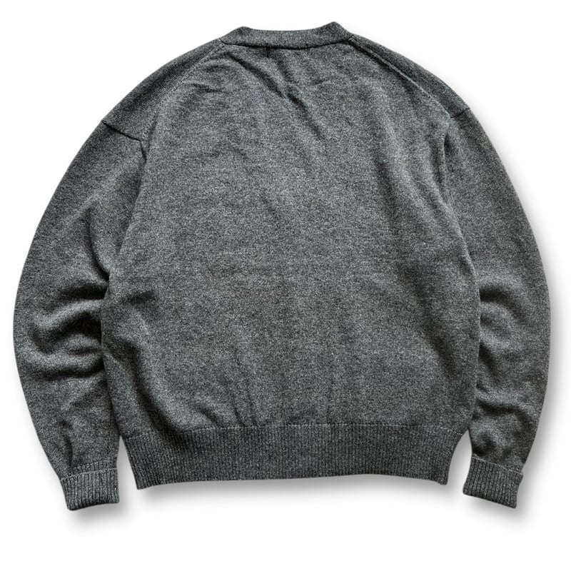 Color at Against / Wool Cardigan / Charcoal Gre