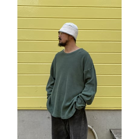 90's Eddie Bauer / Waffle LS / Forest XL / Used