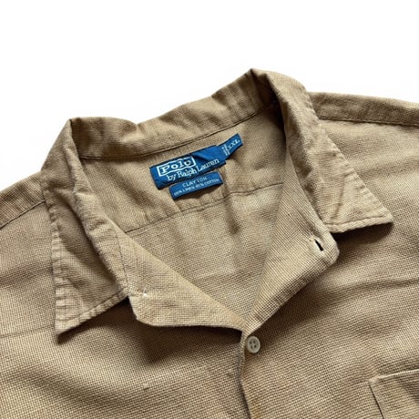 Polo Ralph Lauren / Linen Shirt / Brown XXL / Used