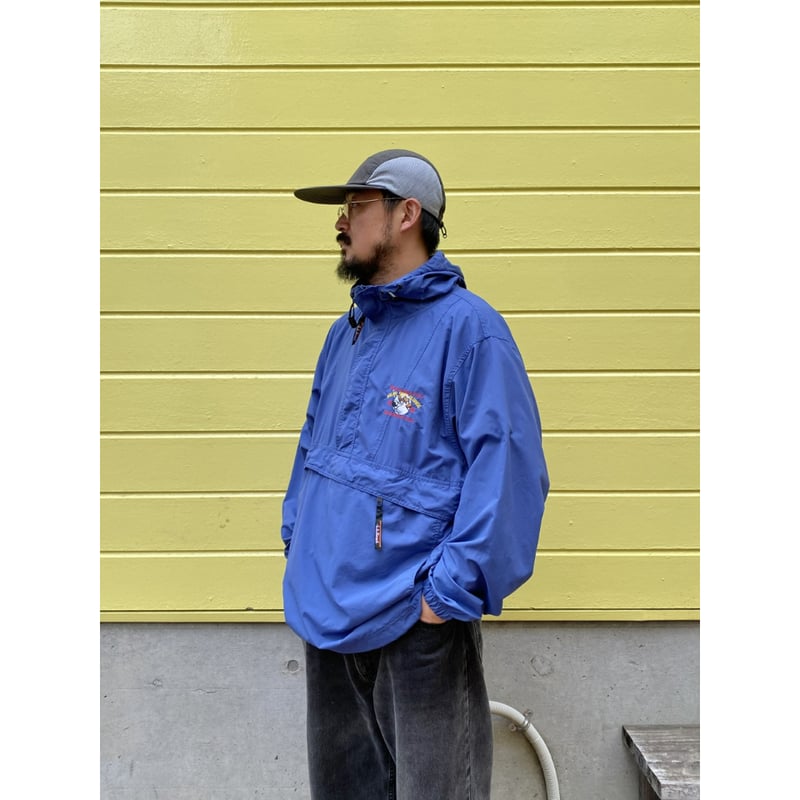 希少00's archive Colombia ナイロンアノラック　パッカブル 名品] 80s L.L.Bean ナイロン パッカブル アノラック ラグラン
