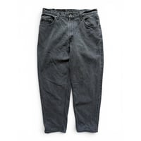 Made in USA / 90's Levi's / 560 Denim Pants Length Custom / Black 36/ Used