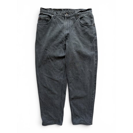 Made in USA / 90's Levi's / 560 Denim Pants Length Custom / Black 36/ Used