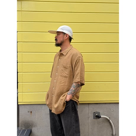 Polo Ralph Lauren / Linen Shirt / Brown XXL / Used