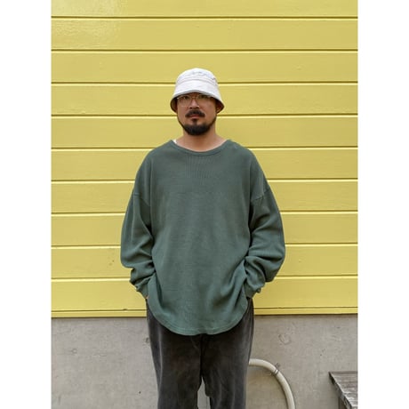 90's Eddie Bauer / Waffle LS / Forest XL / Used