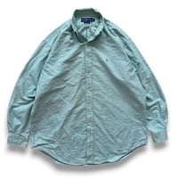 RALPH LAUREN / "BLAKE" Plaid B.D.Shirt / Green L / Used