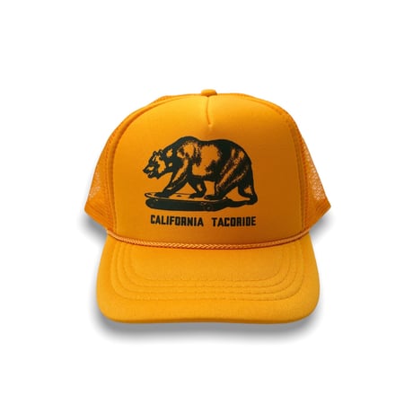 TACORIDE  / CALIBEAR TRUCKER MESH CAP / Yellow(キッズ)