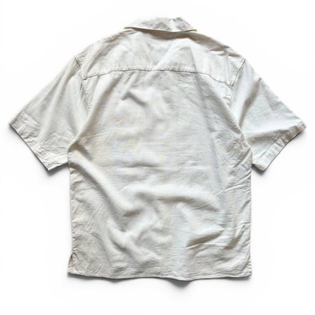 TRUST / Open Collared Shirt / Natural L / Used