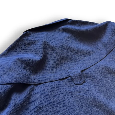 Color at Against Originals / Seersucker Field Shirt / Navy