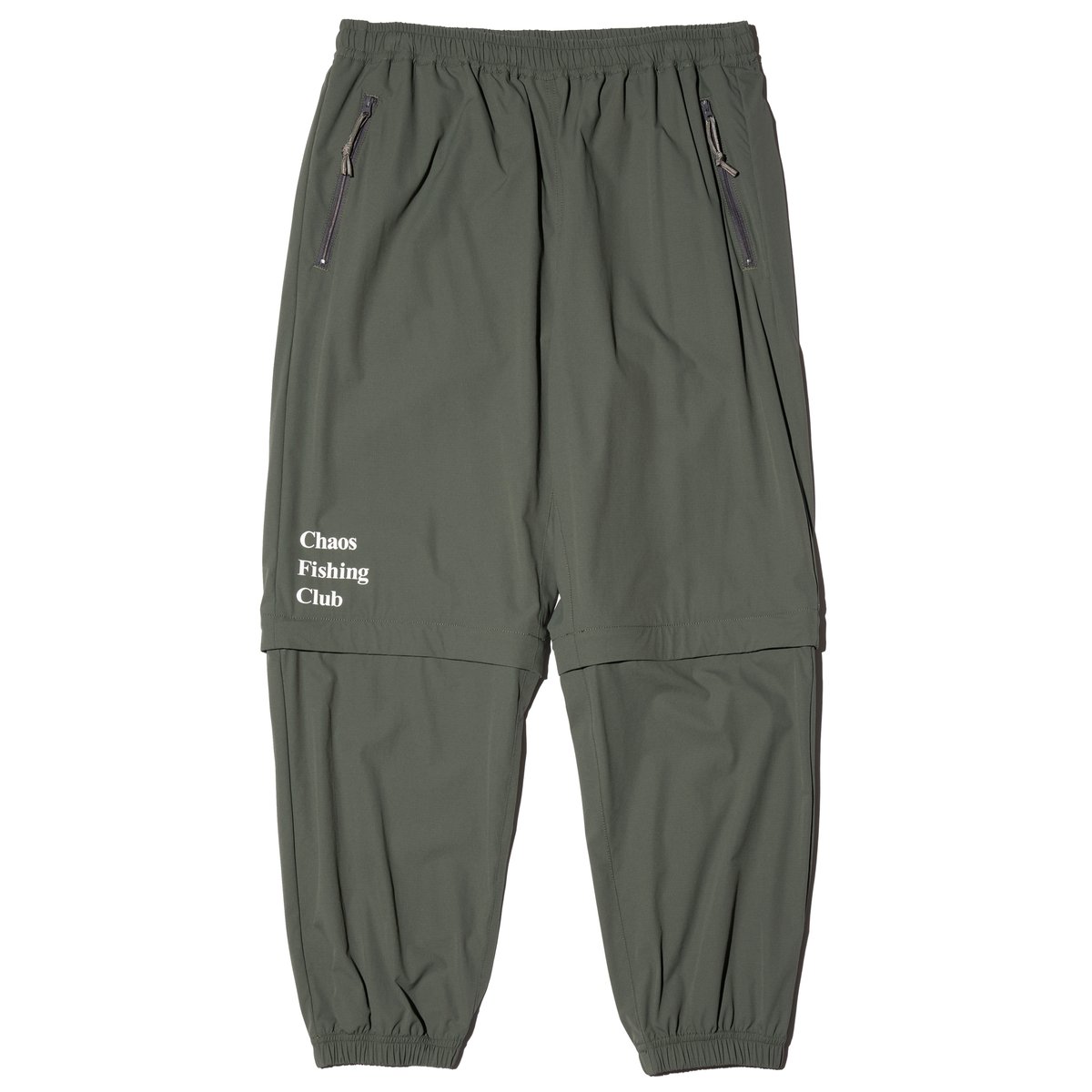 Chaos Fishing Club パンツ Lサイズ 黒/グレー Chaos Fishing Club / 2WAY Track Pants / GRAY |