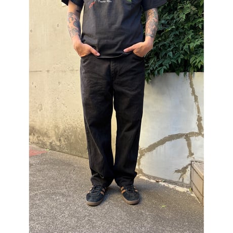 Made in USA / 90's Levi's / 550 Denim Pants Length Custom / Black 36 / Used