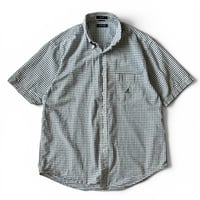 NAUTICA / Plaid Seersucker B.D.Shirt / L / Used