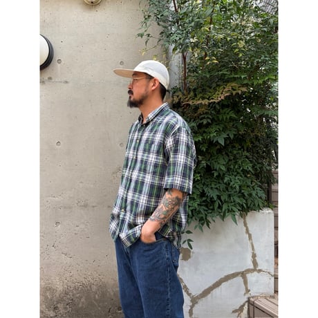 00's GAP / Plaid Shirt / L / Used