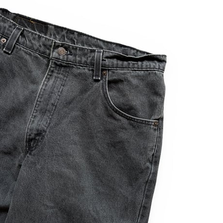 Made in USA / 90's Levi's / 560 Denim Pants Length Custom / Black 36/ Used