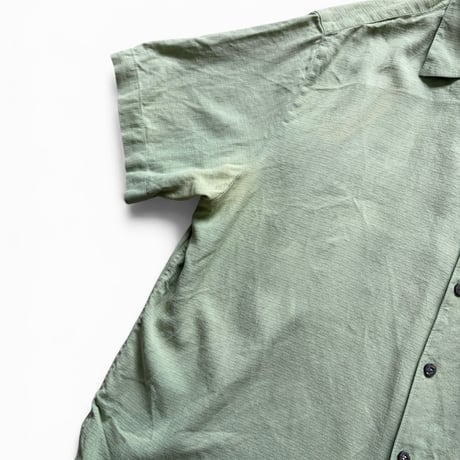 DOCKERS / Open Color Shirt / Pistachio L相当 / Used