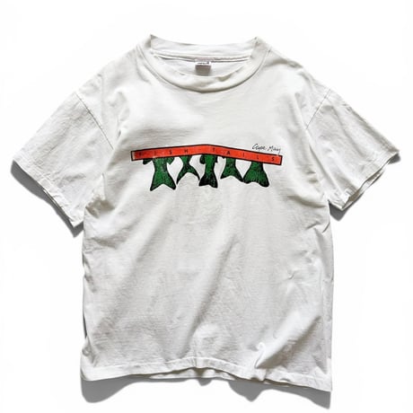 Made in USA / Fishtail Tee / White L / Used