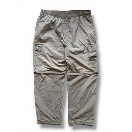 00's OLD NAVY / Cotton Convertible Easy Pants / Khaki L / Used