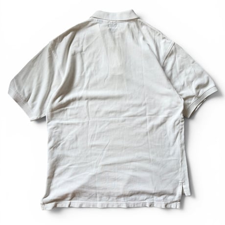 90's GAP / Polo Shirt / White L / Used