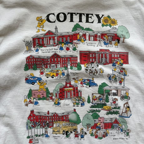 90's Illustration Tee / White XL / Used