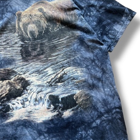 Bear Printed Tee / Navy XL相当 / Used