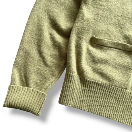 Color at Against / Wool Cardigan / Pistachio