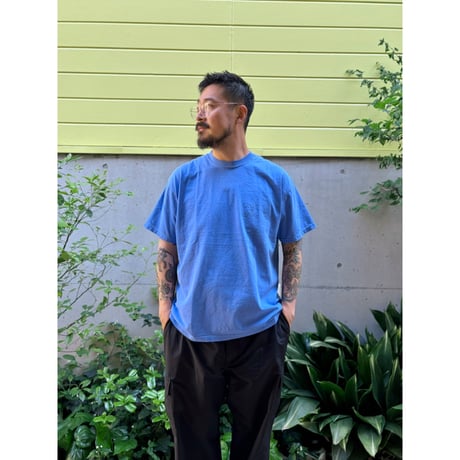 Color at Against Originals / Geoglyphs Tee / Flow Blue