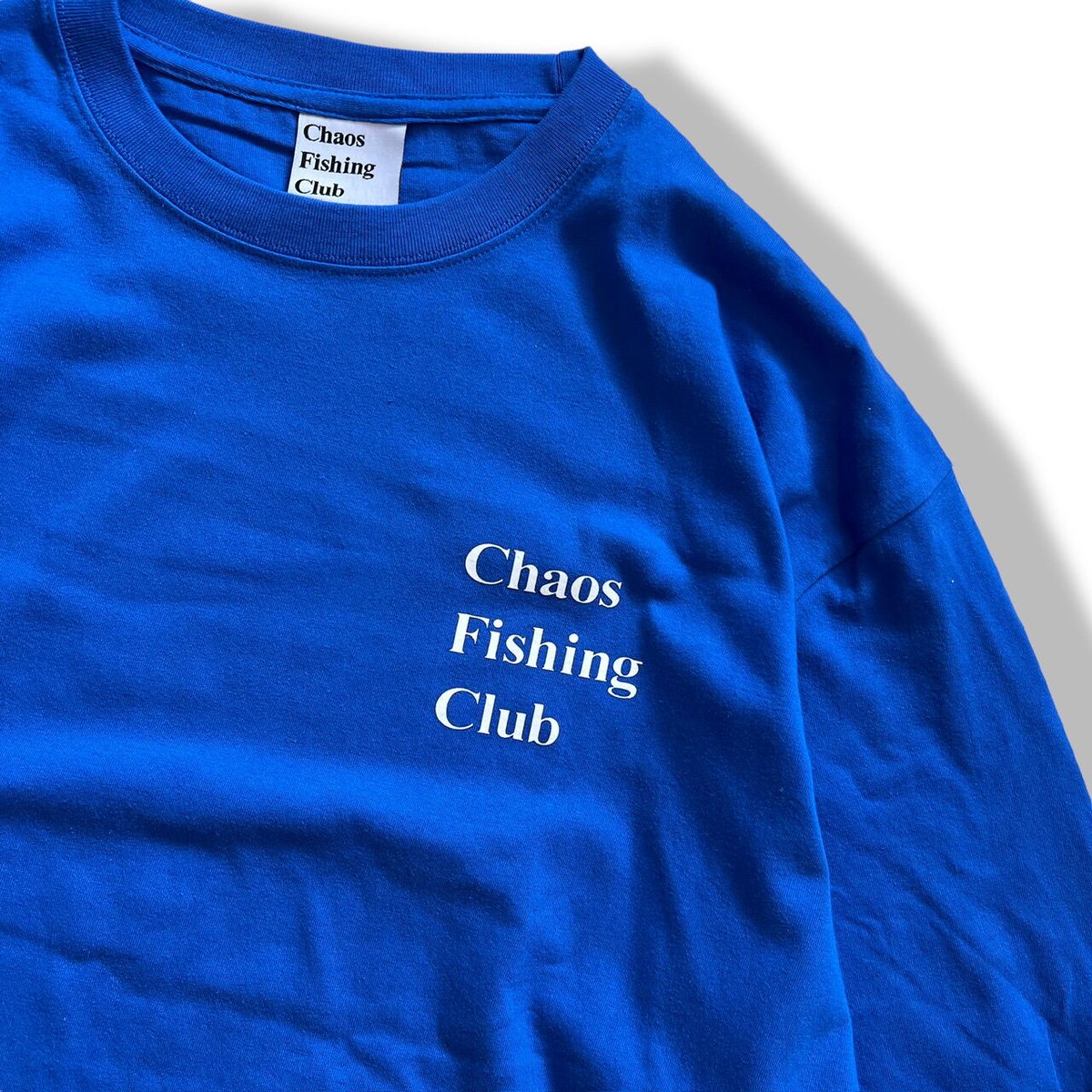 Chaos Fishing Club / LOGO L/S TEE / Blue | Colo