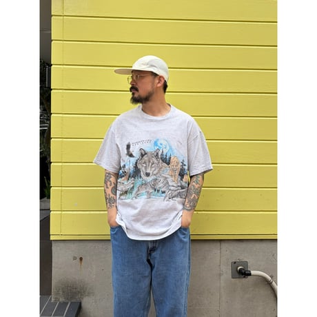 90's Wild Tee / Ash XL / Used