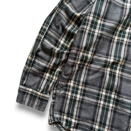 90's J.CREW / Plaid B.D.Shirt / XL / Used