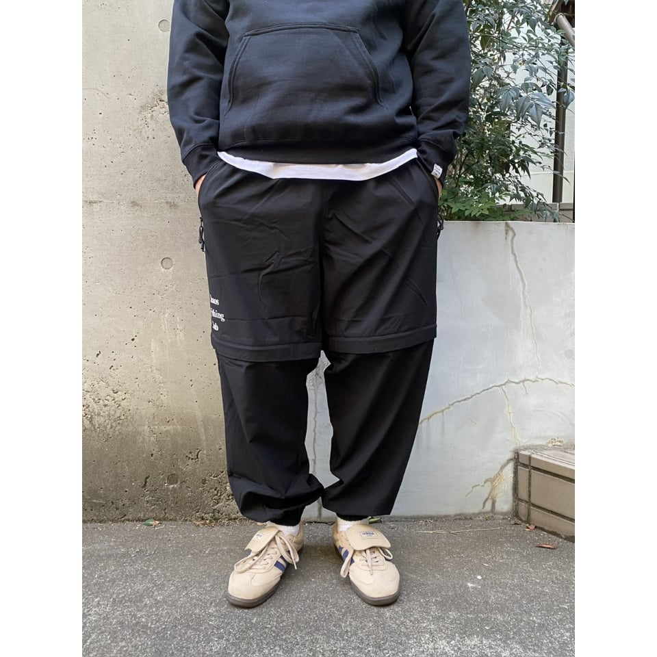Chaos Fishing Club PERFORMANCE 黒 パンツ L 2WAY Track Pants BLACK | Chaos Fishing Club