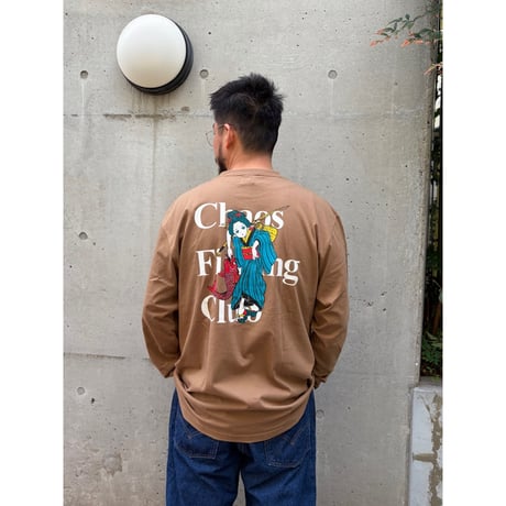 Chaos Fishing Club / The Original Fishing Girl T-Shirt LS / Brown