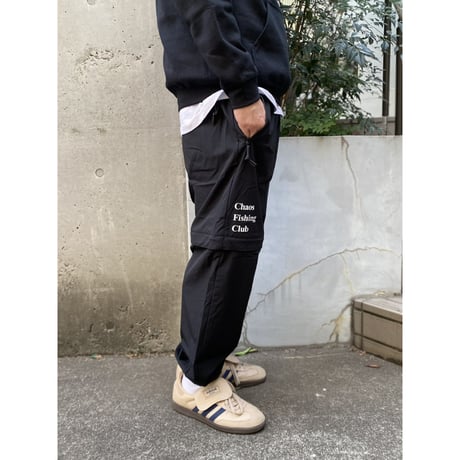 Chaos Fishing Club / 2WAY Track Pants / BLACK