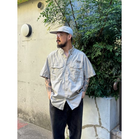 Eddie Bauer / Cotton Field Shirt / Stone XL / Used