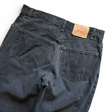 Made in USA / 90's Levi's / 560 Denim Pants Length Custom / Black 36 / Used