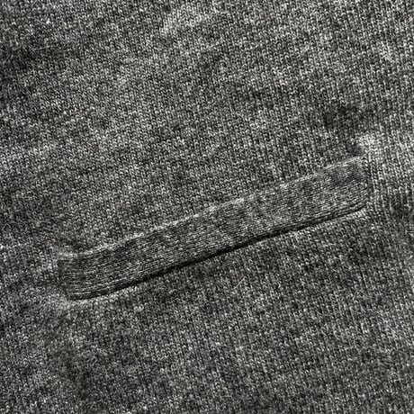 Color at Against / Wool Cardigan / Charcoal Grey