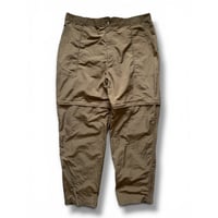 90's ST JOHN'S BAY / Nylon Convertible Easy Pants / Khaki XL / Used